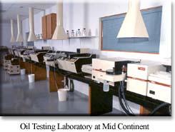 Oil Testing Laboratory at Mid Continent